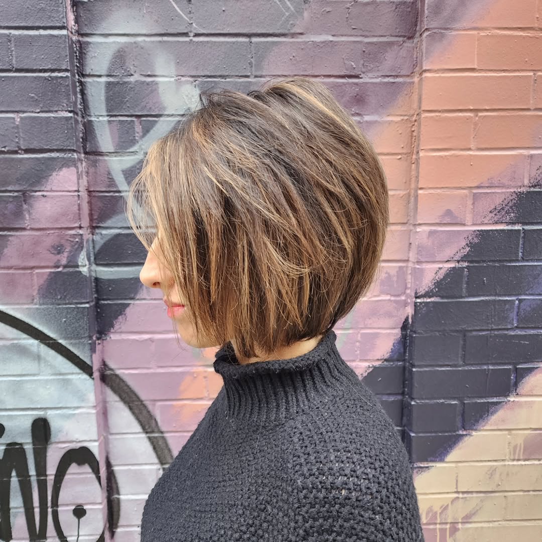 Updo being sculpted for a guest