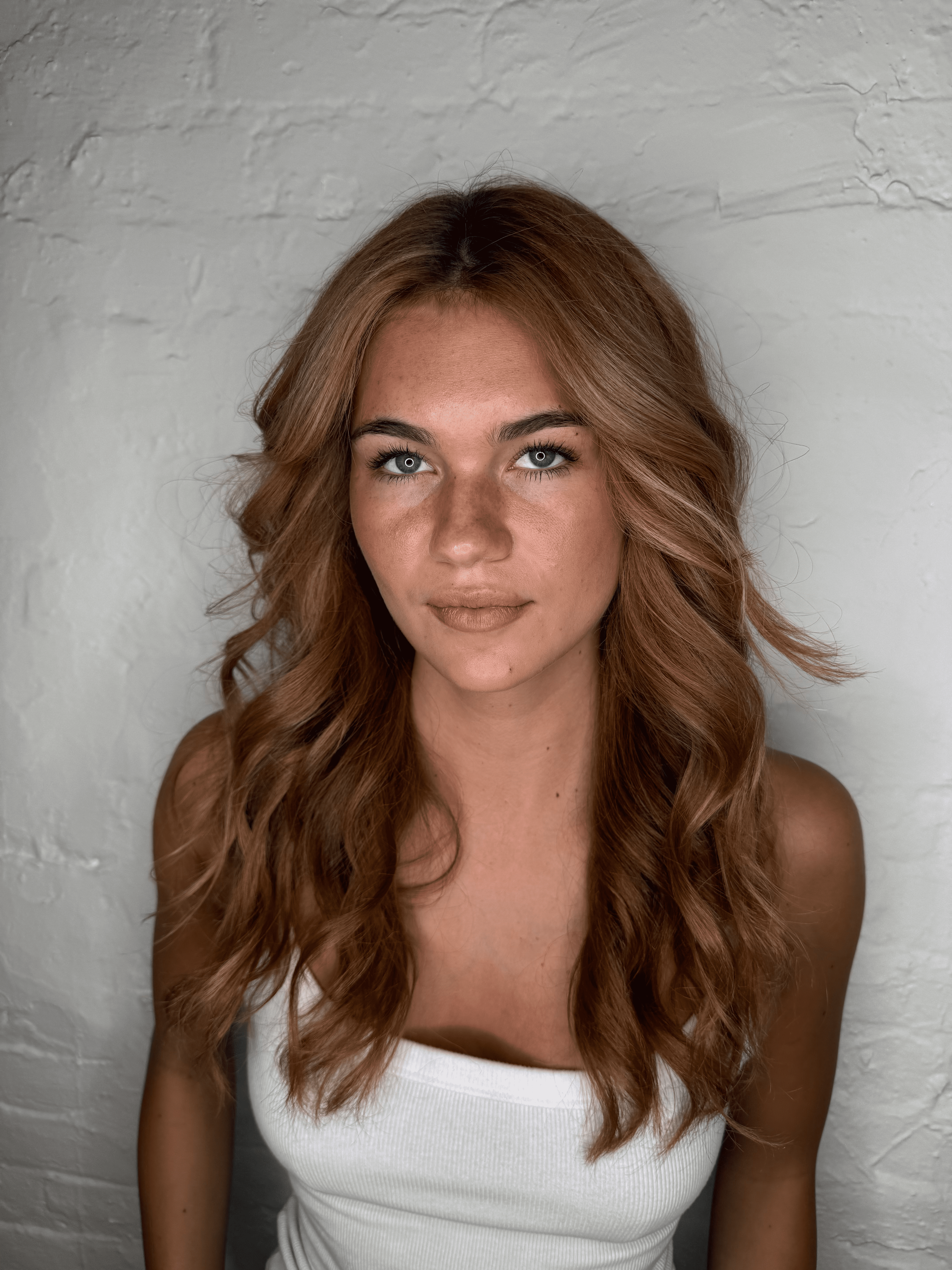 Salon hair look